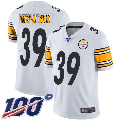 Men Pittsburgh Steelers Football 39 Limited White Minkah Fitzpatrick Road 100th Season Vapor Untouchable Nike NFL Jersey